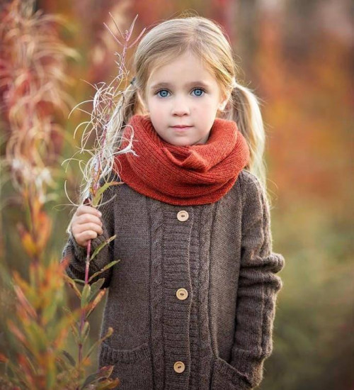 Alpaca English Rib Infinity Scarf – Burnt Orange | ekuboo